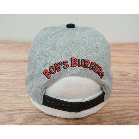 Bob's Burgers Men's Licensed Baseball Snapback Hat Cap Fox Novelty Hamburger - Picture 4 of 7